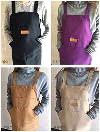 Artist apron/Long apron (Vandyke Brown)