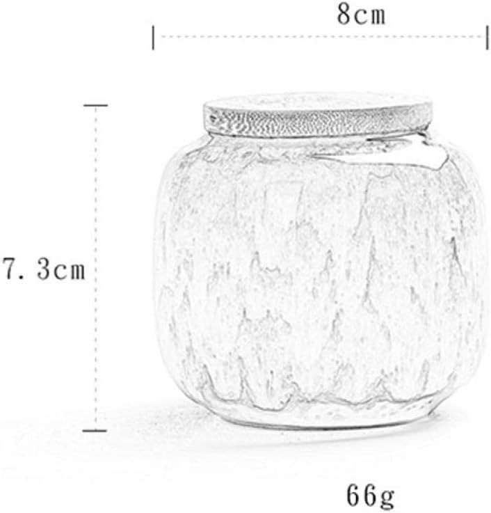 Ceramic Storage Jars, Vintage Chinese Style Storage Jars with Bamboon Lid, Traditional Tea Tins Cans Canister for Kitchen Spice, Tea, Coffee, Condiment (Rogue red carmine)