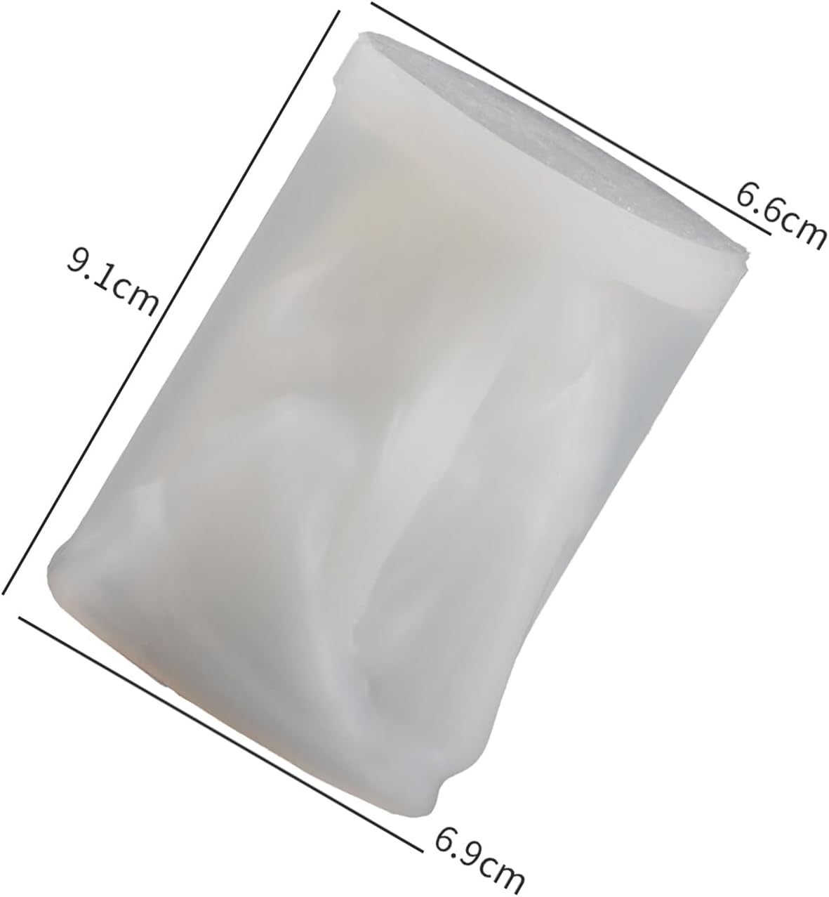 Skull Robe Resin Casting Molds - Jewelry, Candle Making & Craft Supplies - 3D Silicone Mold