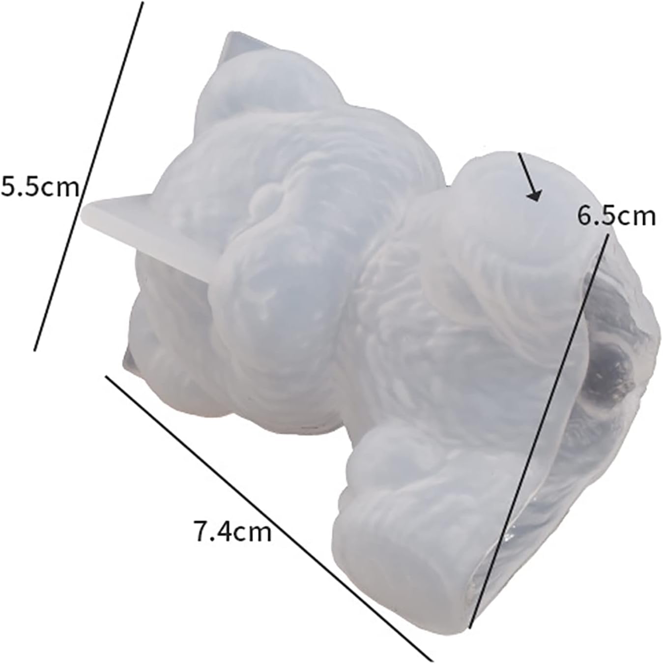 2 Pack Animal Mold - Different Silicone Molds for Candle Making, Resin Casting, Soap Making & Home Decor