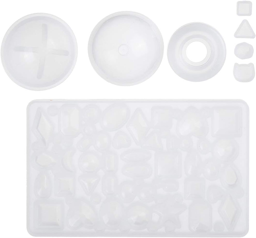 83Pcs Jewelry Making Silicone Molds DIY Crafts Cameo Pendants Hand Tools