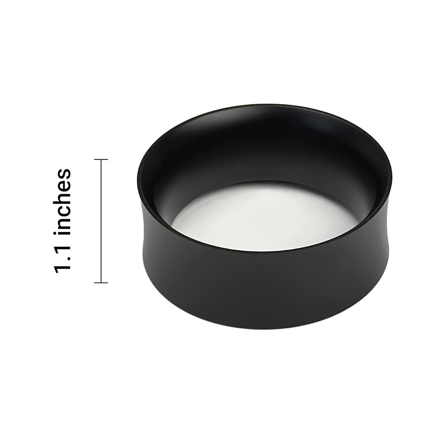 58mm Magnetic Dosing Funnel - Espresso Coffee Dosing Ring - Anodized Aluminum with 9 Magnetized Steel Compatible with 58mm Portafilter (Tall)