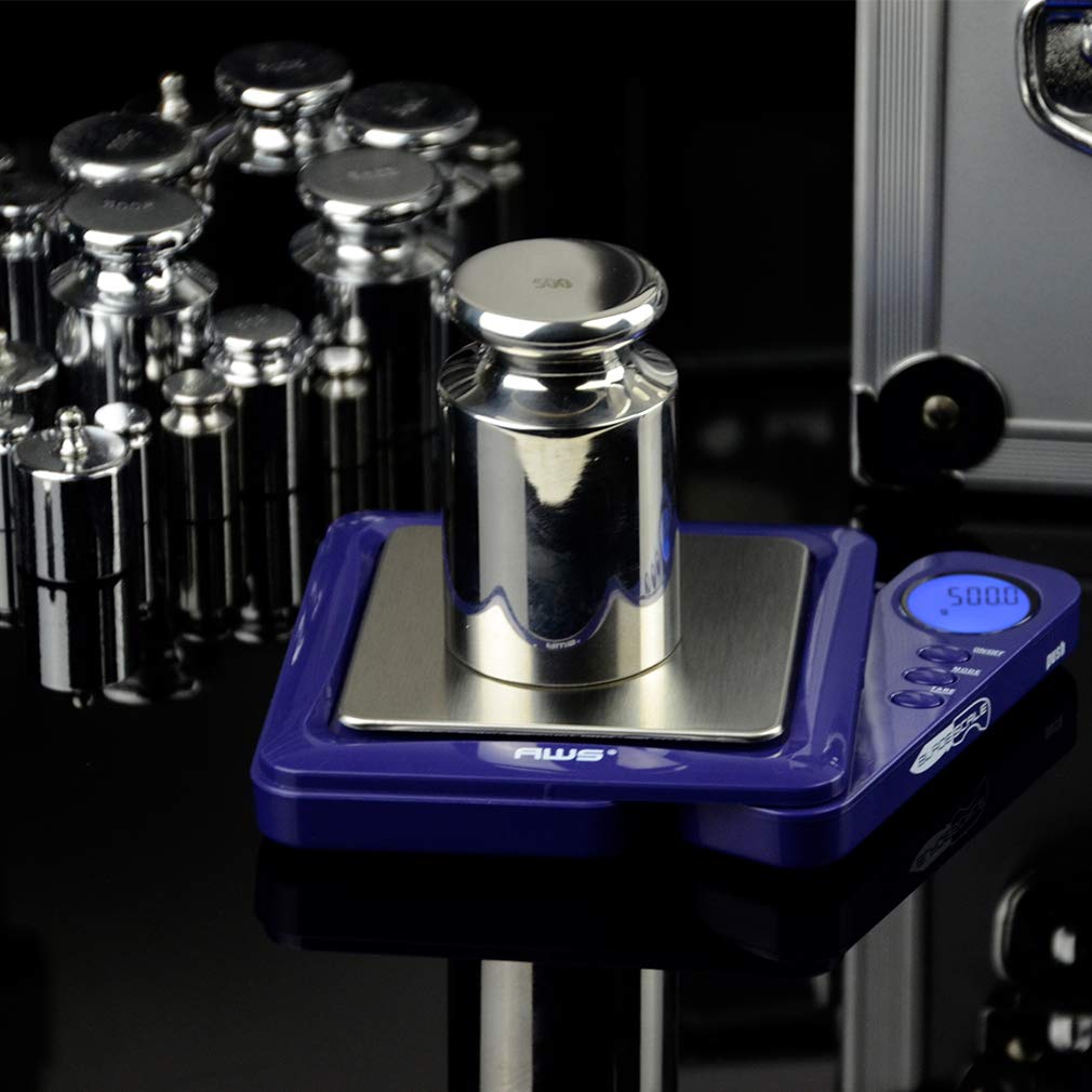 American Weigh Scales Calibration Weight for AWS Digital Scale, Chrome Plated, Carbon Steel, 500G(Chrome Finish)