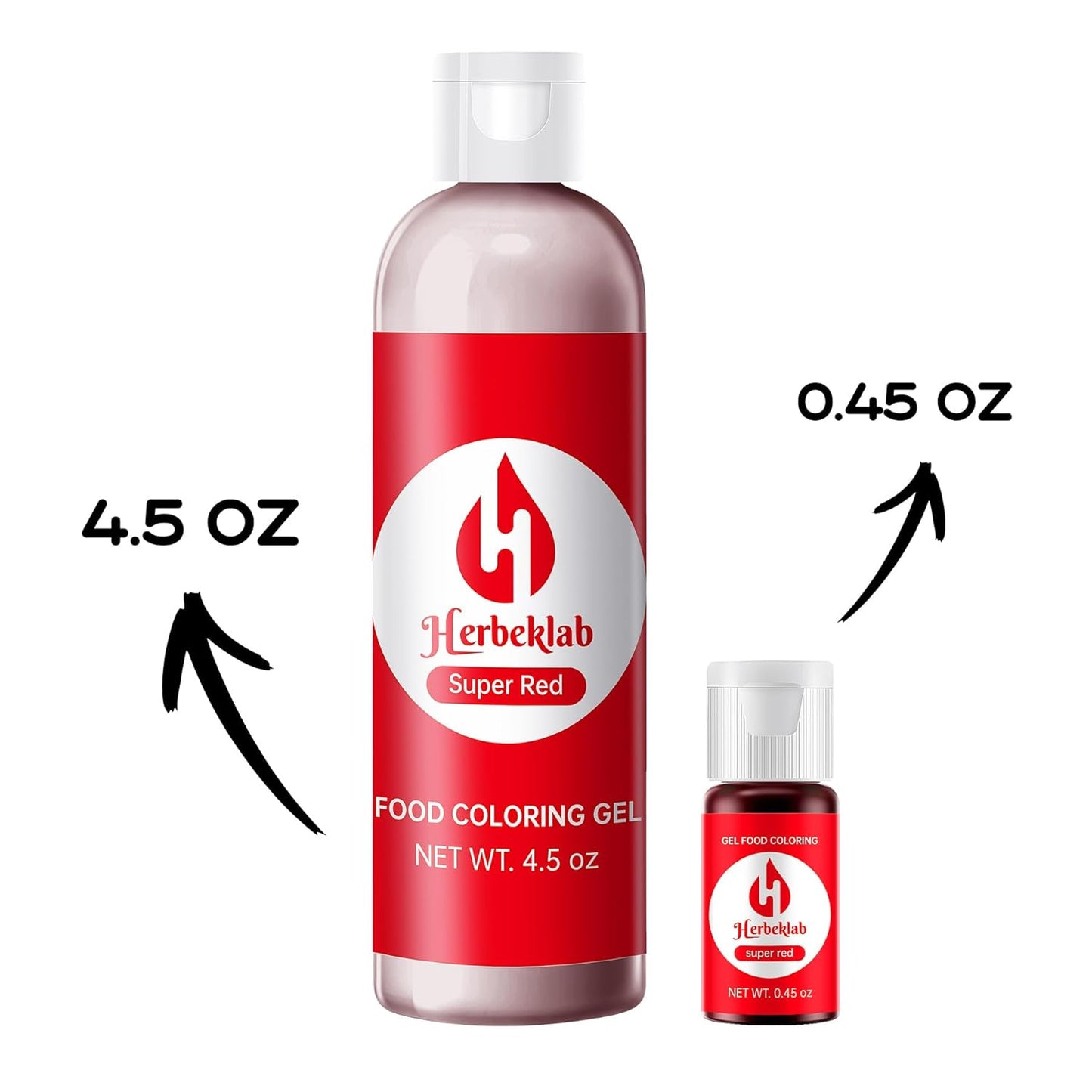 Red Gel Food Coloring 4.5 oz Professional Grade Super Red Food Dye Concentrated Gel Food Coloring for Icing Baking Cake Decorating Cookie