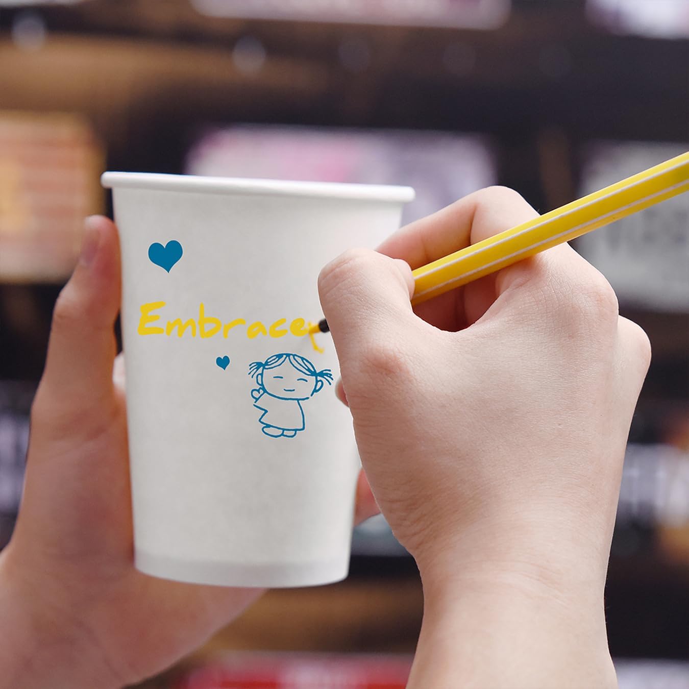 ๐๐๐ ๐๐จ๐ฎ๐ง๐ญ ๐๐ ๐จ๐ณ Disposable White Paper Coffee Cups, To Go Hot Cups for Coffee, Chocolate, Juice, Hot or Cold Beverage Drinking Cup Suitable for Party, Office, Travel, and Events