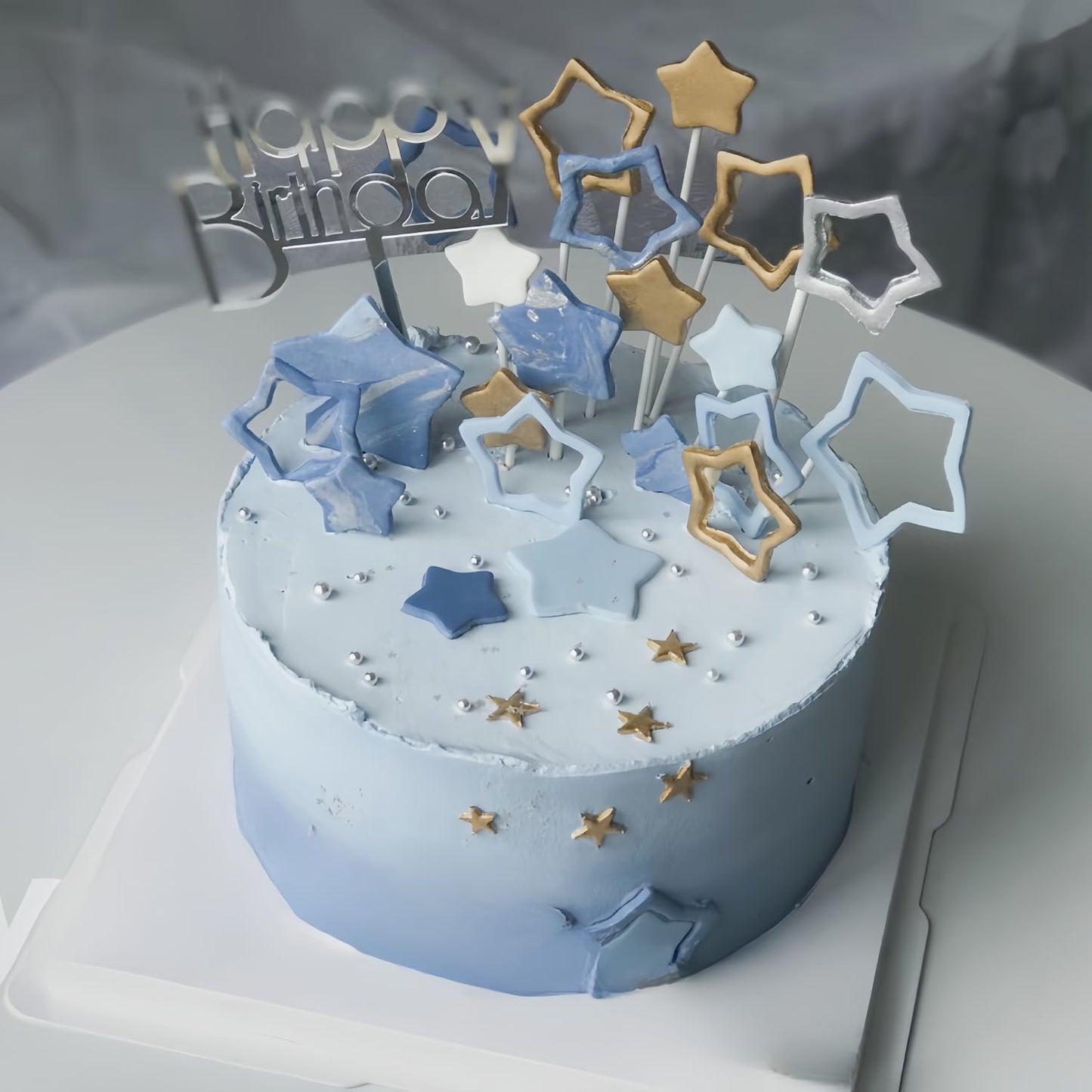 10mm Super Gold Stars Sprinkles Edible Stars Cake Decorating Stars Cake Decorations Cupcake Toppers Cookie Decorating Perfect for Cakes,Cupcakes,Desserts Toppings 3OZ