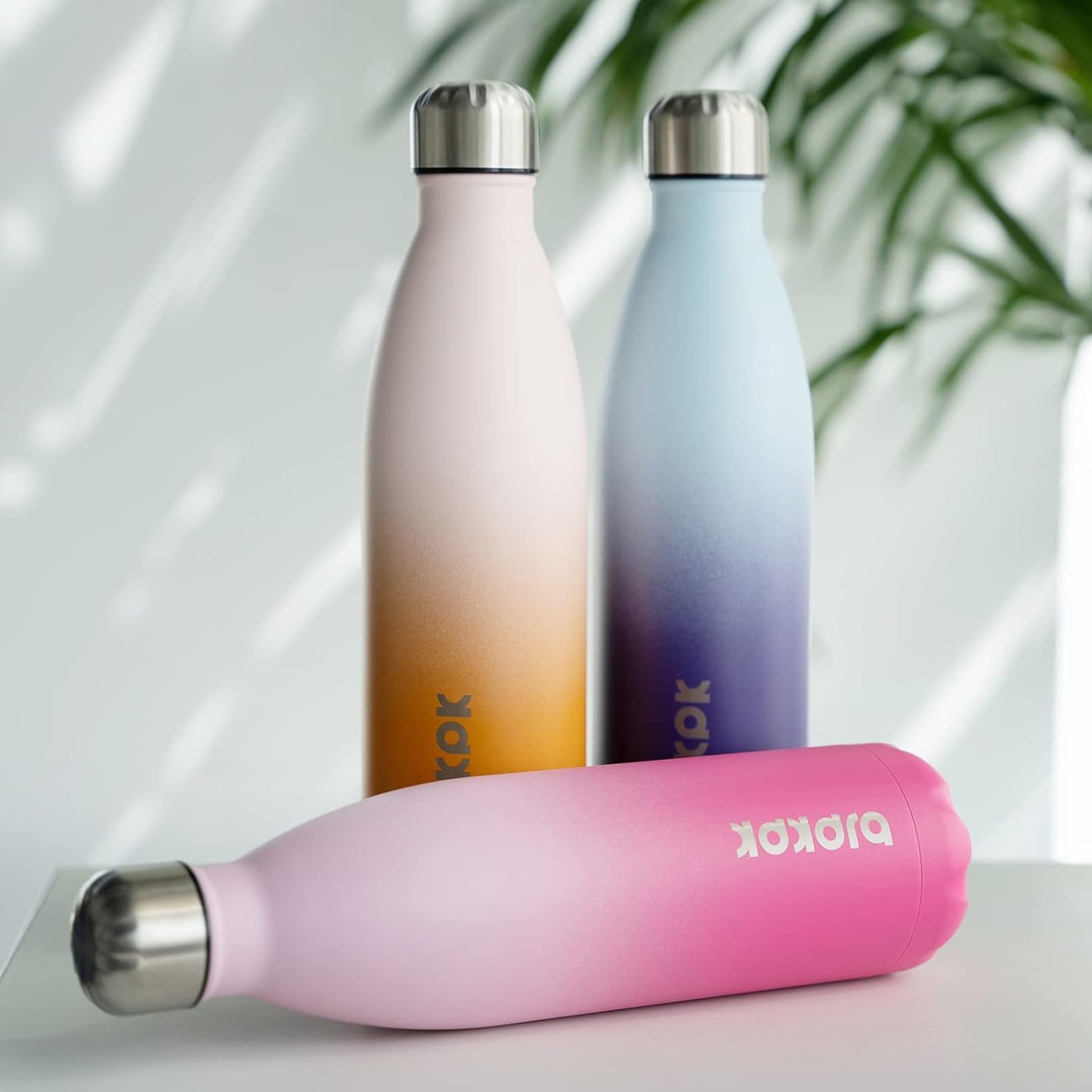 BJPKPK 25oz Insulated Stainless Steel Water Bottles,Sports Water Bottles Keep Cold for 24 Hours and Hot for 12 Hours,Ocean Dream