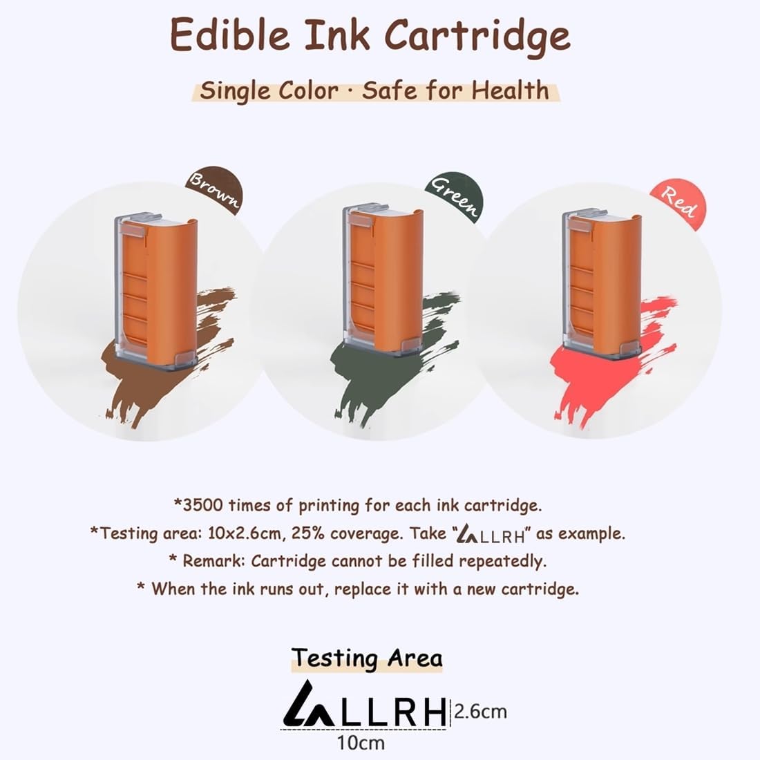 LLRH Latte Art Food PrintPen DIY Image for Coffee Beer Cocktails Macaron Cookie, Bluetooth, for Home, Small Shops (Brown)