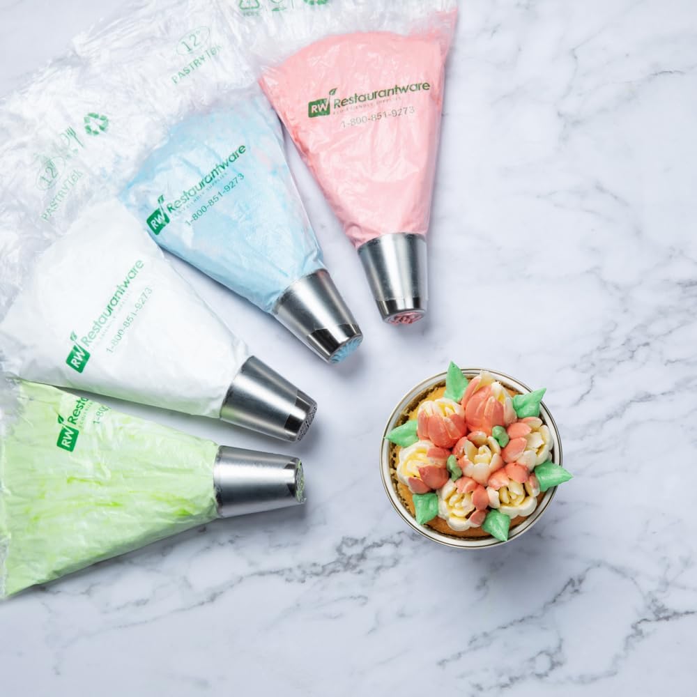 Restaurantware-Russian Piping Tip, 1 Tulip Cake Decor Piping Tip - #11, Corrosion-Resistant, Stainless Steel Decorating Tip For Frosting, Dishwashable, Decorate Cupcakes, Cakes, or Cookies