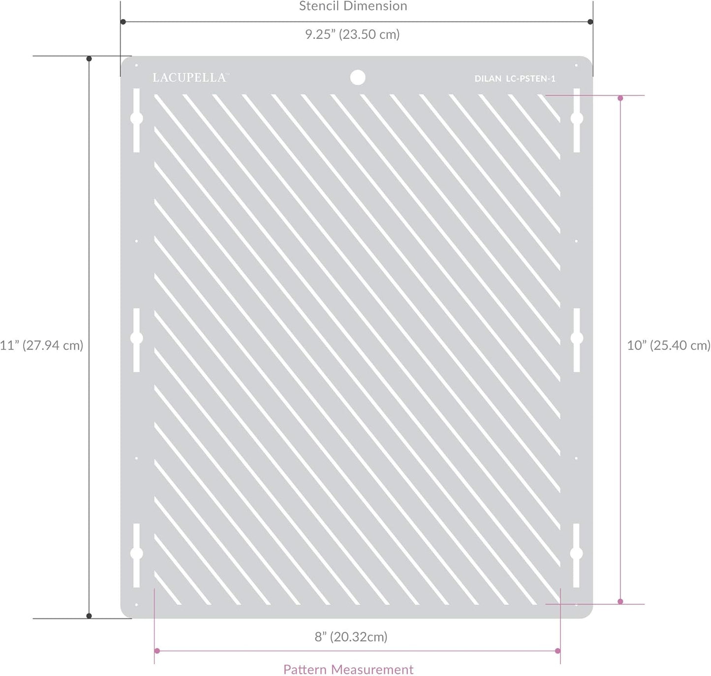 Large and Tall Cake Decorating Stencil (SANAA)