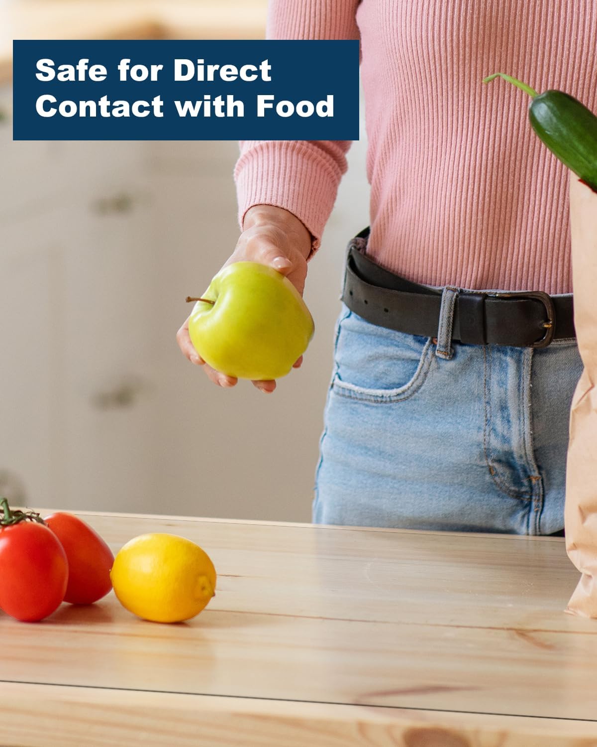 Crystal Clear Plastic Table Cover Protector, 42" x 72" Spill Resistant Easy Flat PVC Desk Pad Mat, 1.5mm Thick Rectangle Vinyl Table Top Protector for Dining Room Table, Office, Dresser