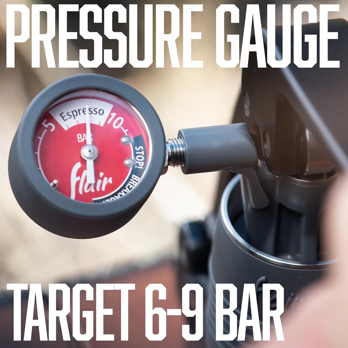 Flair GO: Portable, Collapsible Lever Espresso Machine for 9BAR Espresso Anywhere (Grounds Model)