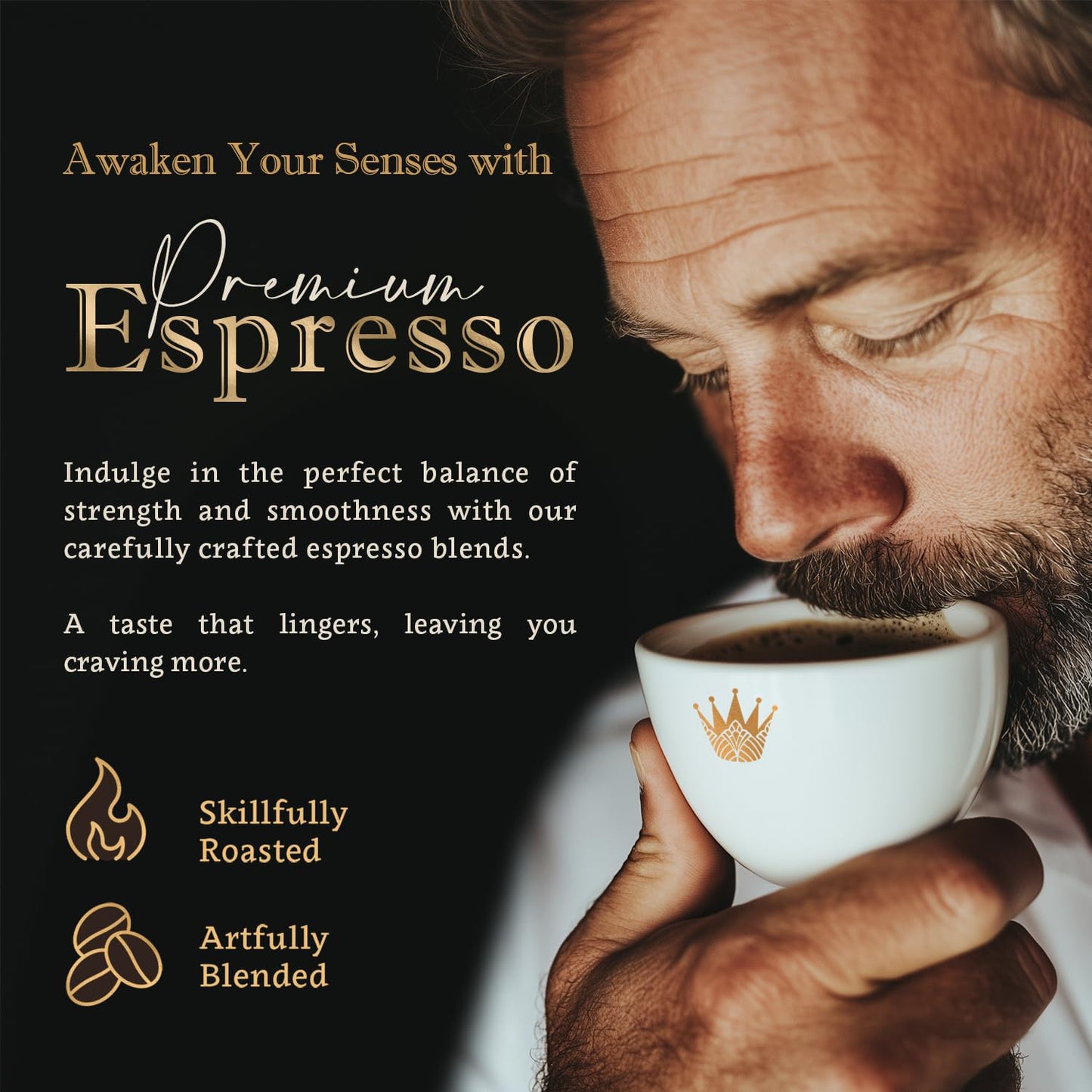 Ground Espresso Coffee – Organic, Single Origin, Medium Roast, Bold & Smooth – 100% Arabica – Crafted for Espresso Machines – Furious Espresso by Coffea Flavor
