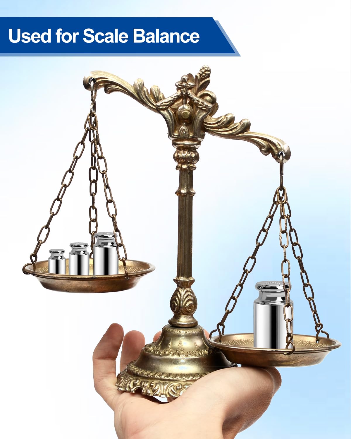 UCEC Calibration Weights for Digital Scale, 100g Gram Weights, Precision Stainless Steel Balance Scale Calibration Weight for Lab Educational Science