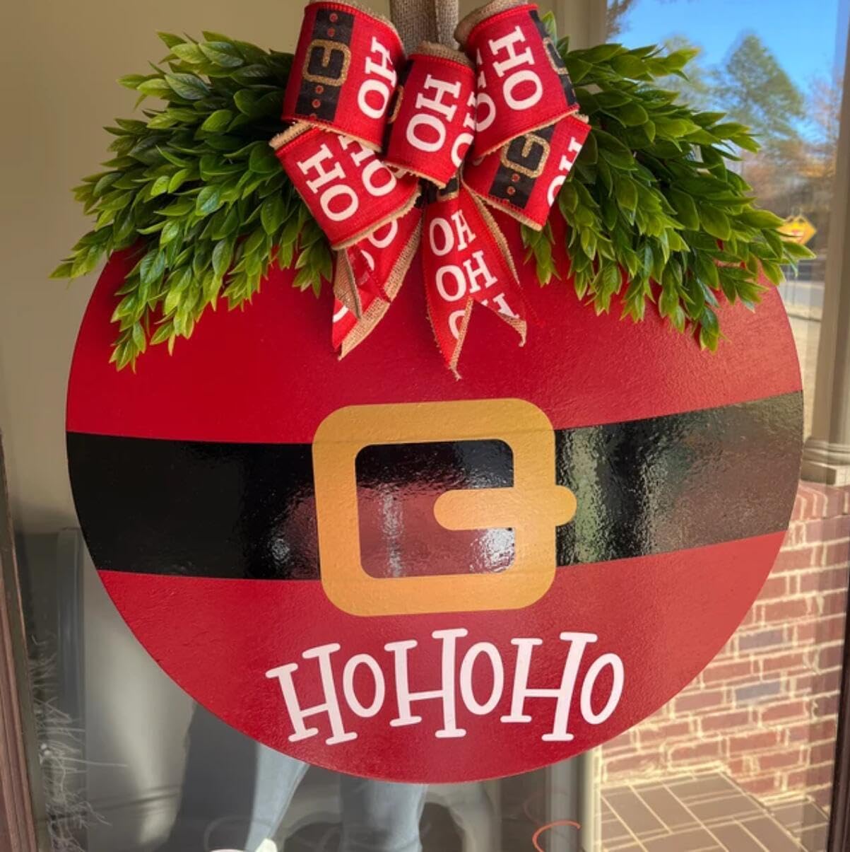 Large Christmas Stencils 12” Christmas Stencil for Painting on Wood Holiday Stencils for Crafts Reusable Merry Christmas Drawing Templates for Door Hanger Porch Wreath Doormat Decor