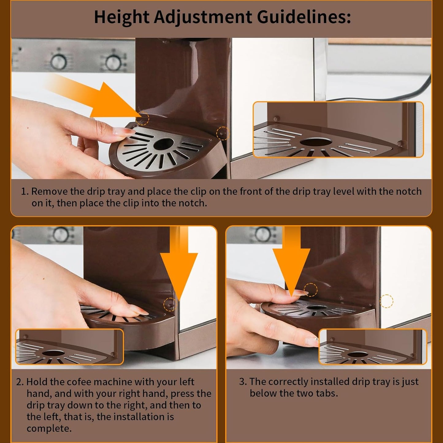 KOTLIE 5in1 Espresso Machine, Single Serve Coffee Maker for NES* Original/KEU* K*cup/D*olce G*usto/Ground Coffee/illy 44mm ESE, Cold&Hot Brew, Level 7 watervolume, 19Bar, 1450W Coffee Machine