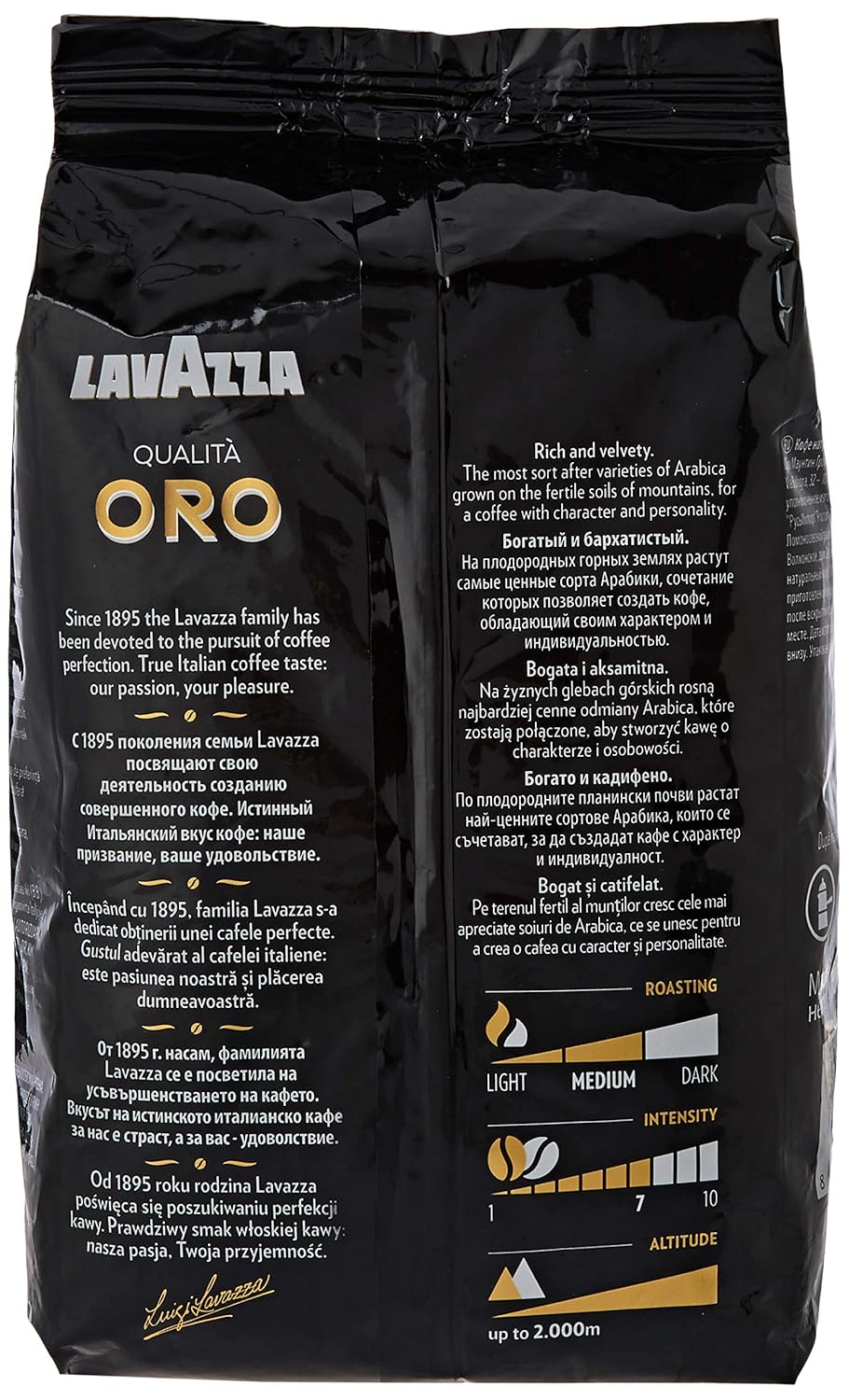 Lavazza Mountain Grow Qualite Washer Gold 1 kg