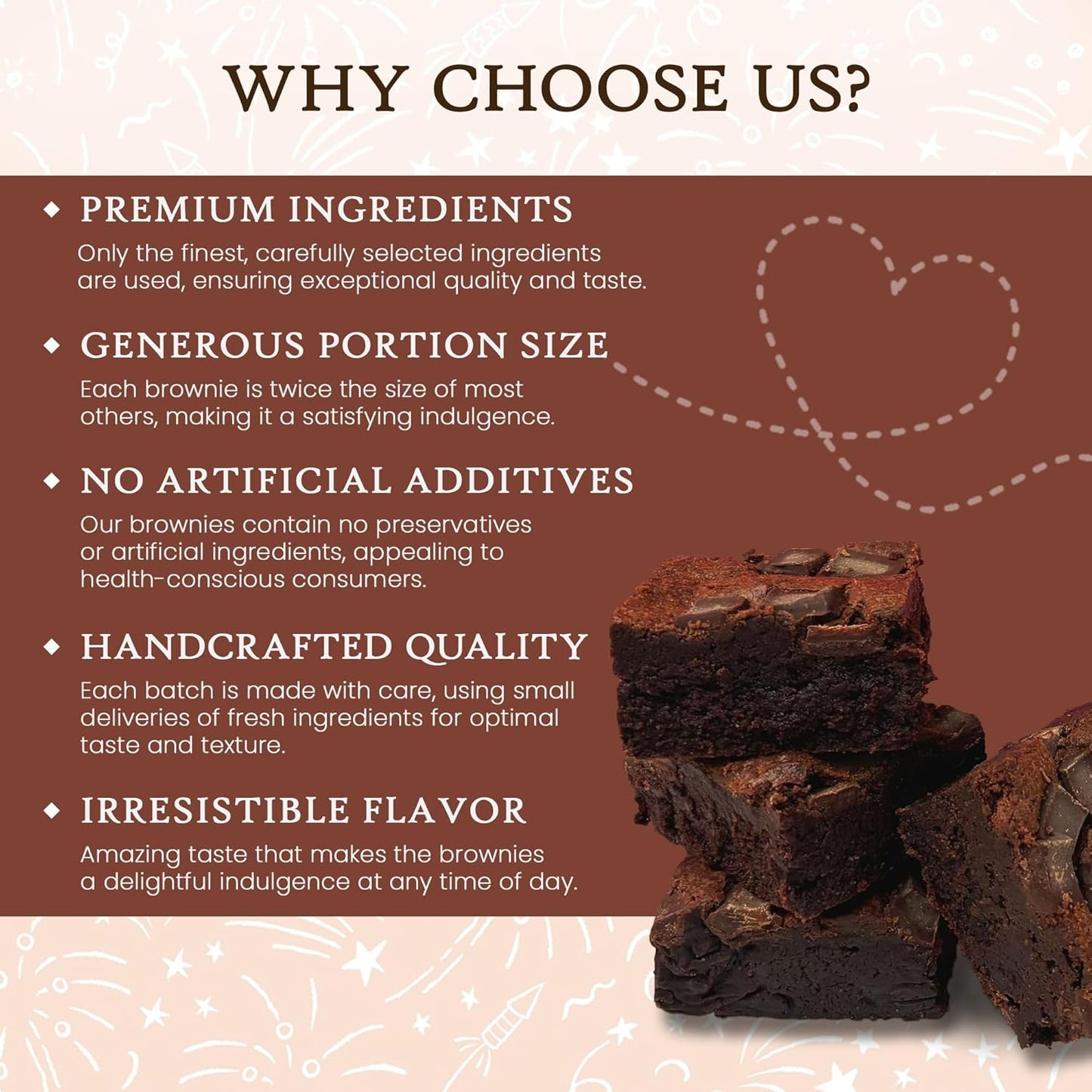 Ruth’s Classic Cake Style Brownies 1 Dozen – Gourmet Baked Treats | Delicious Gift with The Finest Ingredients | Guaranteed to Arrive Fresh