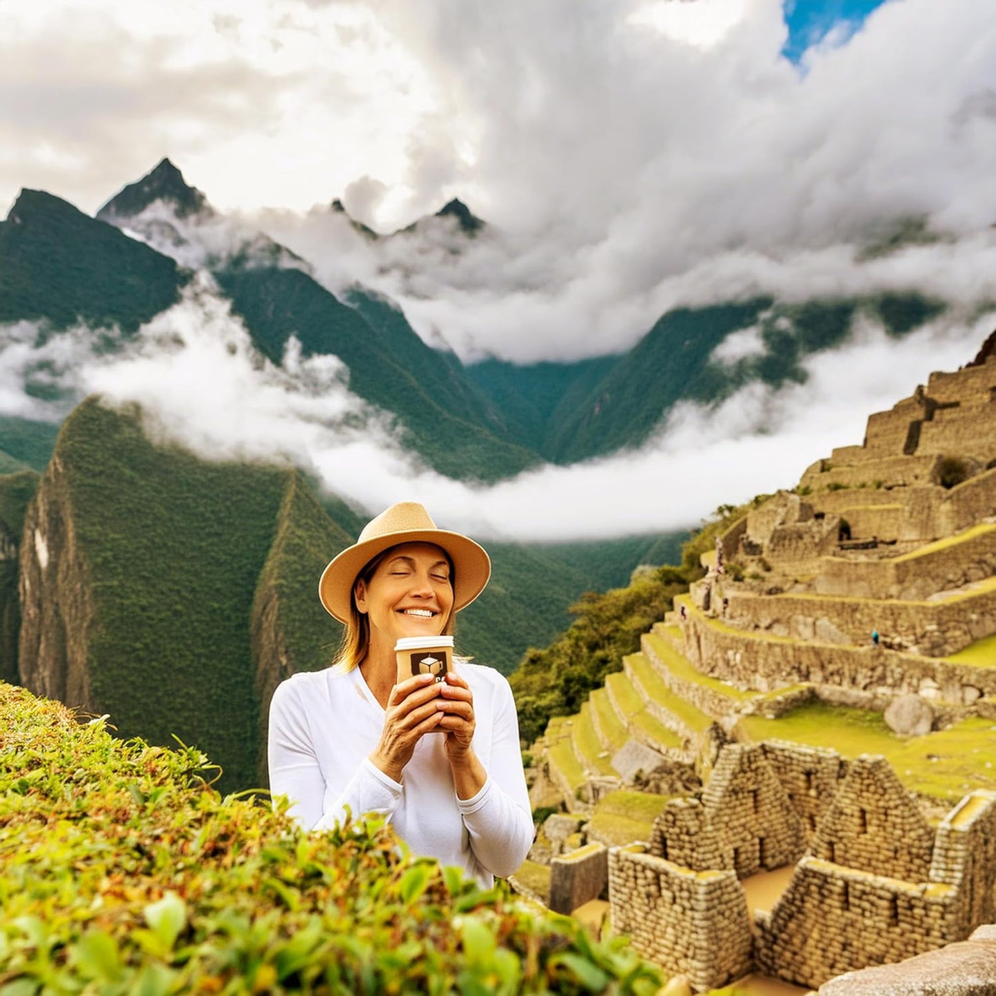 Cubico Coffee Medium Roast Peru Cenfrocafe Single Origin Coffee Pods, 10 Count, K-Cup Compatible Brewers