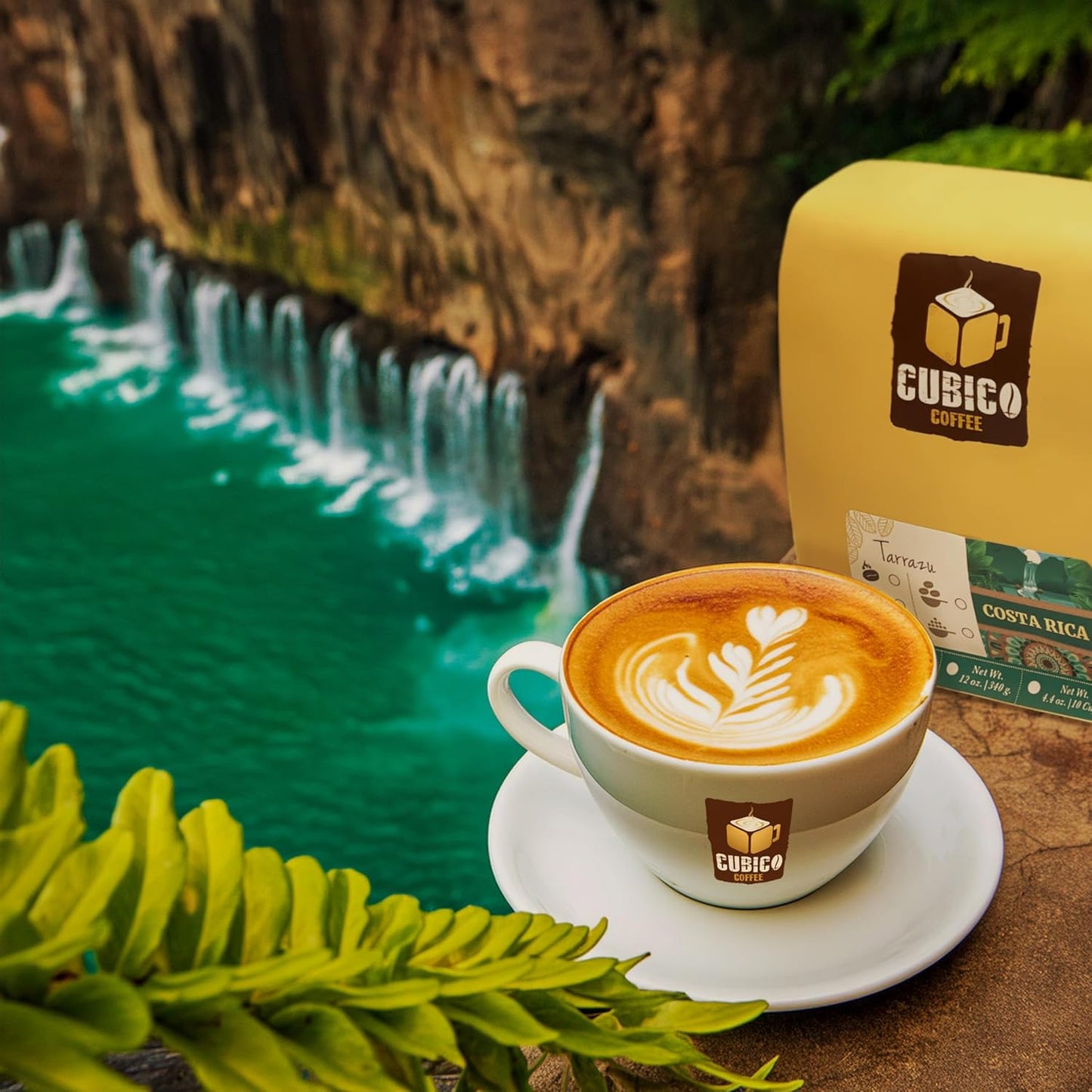 Costa Rican Coffee, Single Serve Coffee Pods, Premium Costa Rica Tarrazu Single Origin Fresh Roasted Coffee | K-Cup Compatible Brewers | Cubico Coffee | 10 Count