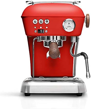 Ascaso Dream PID, Programmable Home Espresso Machine w/Volumetric Controls, 120V (Love Red)