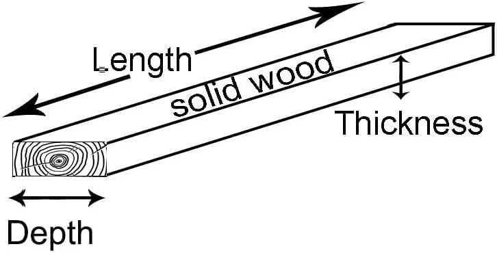 Modern Timber Craft Reclaimed Wood Floating Wall Shelf | Solid Rustic American Barnwood, Floating Shelf Brackets | 2.75" Thickness | 18" L x 5" D, Unfinished, Planed and Sanded, 2 Pack