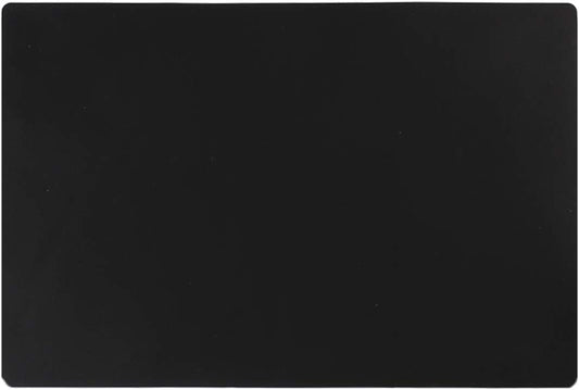 Extra Large Mulitpurpose Silicone Placemat,Countertop Protector, Kitchen Counter Mat, Table Mat, Heat Resistant, Washable, Non Slip (39.4 x 23.6 inch, Black-1pcs)