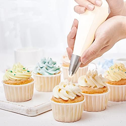 Large Icing Piping Tips Set for Cake Decorating,6 Decorating Tips Stainless Steel Pastry Tips,Flower Frosting Tips Nozzles,#1M 2A 2D 2F 6B 234