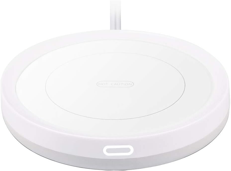 BESTINNKITS White Smart Coffee Auto On/Off Gravity-Induction Mug Office Desk Use, Candle Wax Cup Warmer Heating Plate (Up to 131F/55C), Middle…