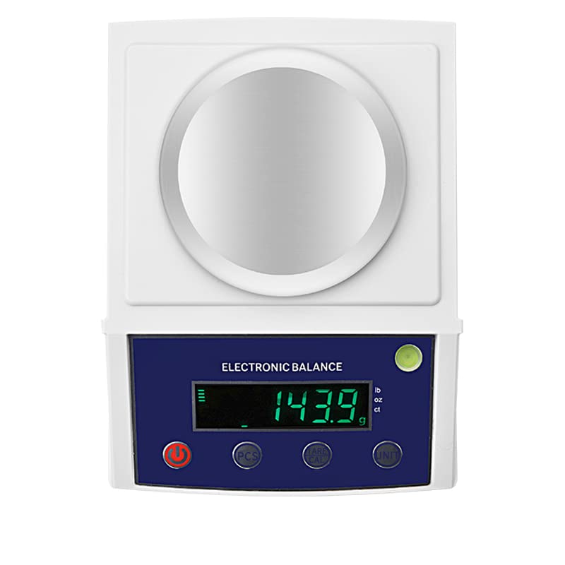 Hochice High Precision Lab Gram Counting Scale Scientific Analytical Laboratory Balance Digital Electronic Scale Jewelry Scales 3000gx0.01g Accurate with RS232 Port&Windshield