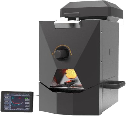 Electric Coffee Bean Roaster Machine, Smokeless Drum Roasting, for Home&Commercial Automatic Baking (B500)