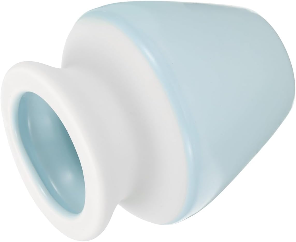 HARFINGTON Ceramic Chasen Stand 73mm Matcha Whisk Holder Teas Set Whisks Stand Traditional Matcha Tea Chasen Holder Tea Set Accessories for Tea Tasting, Light Blue