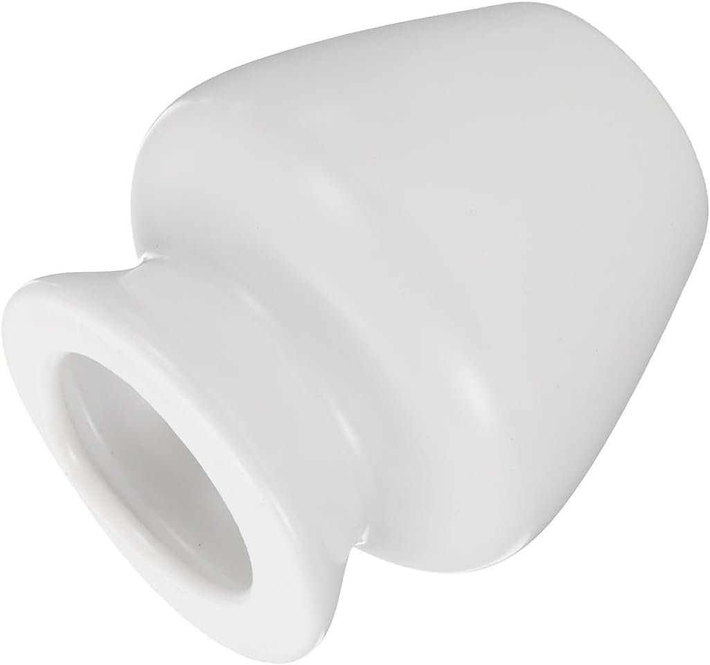 HARFINGTON Ceramic Chasen Stand 73mm Matcha Whisk Holder Teas Set Whisks Stand Traditional Matcha Tea Chasen Holder Tea Set Accessories for Tea Tasting, Matte White