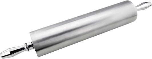 New Star Foodservice 37500 Extra Heavy Duty Restaurant Aluminum Rolling Pin, 13", Silver