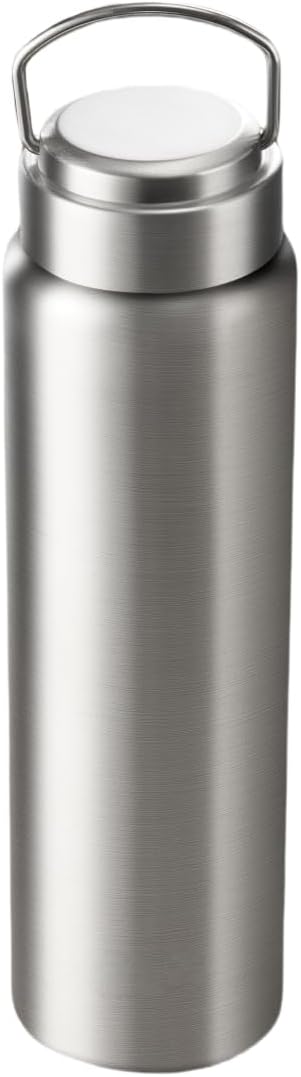 Vacuum Insulated Stainless Steel Water Bottle with Tea Infuser - Wide Mouth,BPA-Free, Leak- Proof,Keeps Cold 24H/ Hot 12H- Ideal for Travel,Office, Gym (25oz)