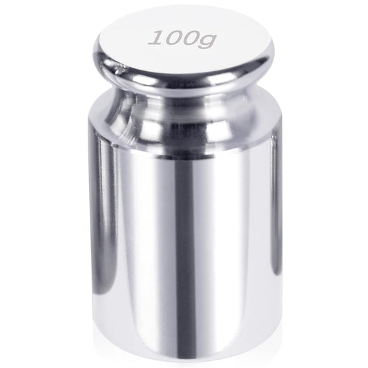 QP Calibration Weights, 100 Gram OIML Class M1 High Precision Scale Weights, Stainless Steel Gram Weights, Chrome Finish, Scale Calibration Weights for Digital Scale, Kitchen Scale, Pocket Scale