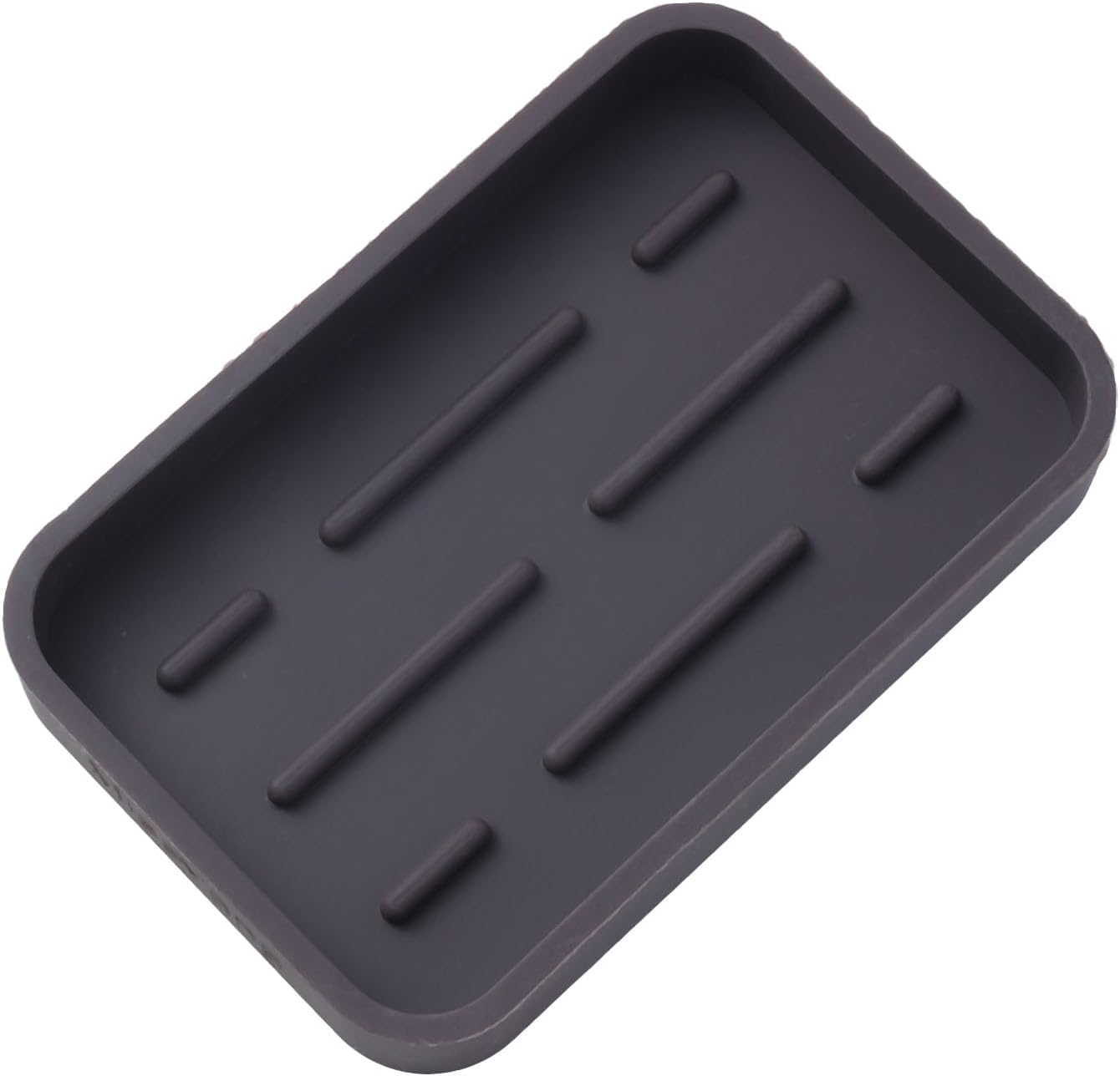 Silicone Kitchen Sink Organizer Tray for Multiple Usage,Easy Clean Sponges Holder for Kitchen Bathroom Counter or Sink,Dish Soap Dispenser,Scrubber,Bottle,Cup Coffee 4.9”x 3.2”