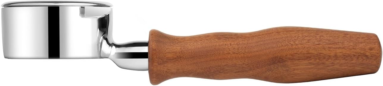 LILQ 58mm Bottomless Naked 2 Ears Portafilter Compatible with Gaggia Machines– Includes 18–20g Basket