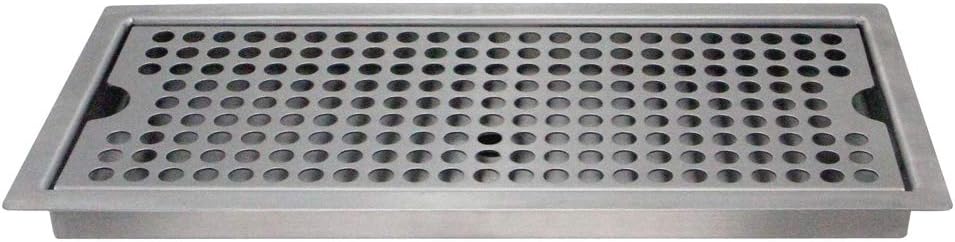 Kegco SEDP-220D Drip Tray, 12", Stainless Steel