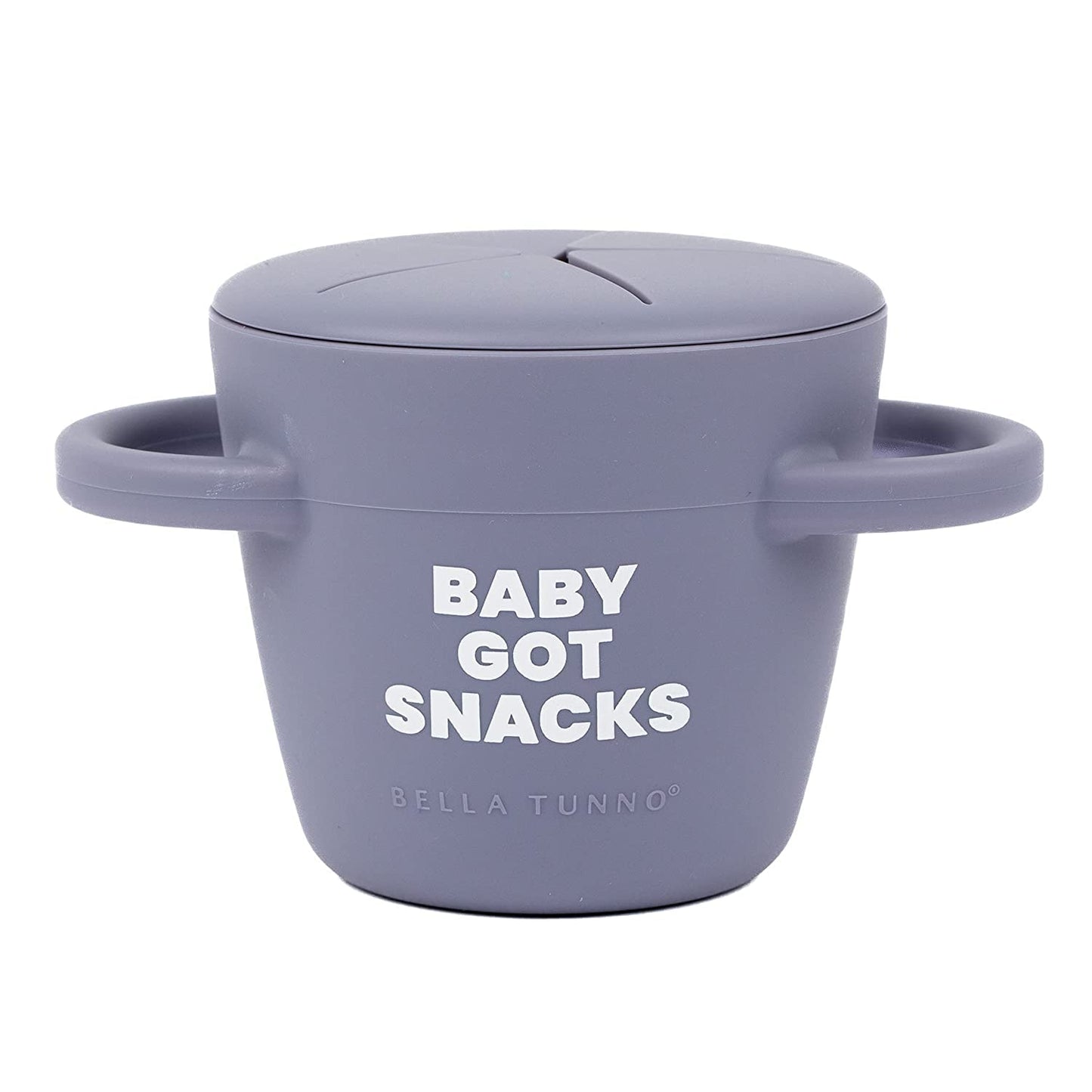 Bella Tunno Snack Cups for Toddlers, Silicone Spill Proof Food Container with Lid, Babies & Kids 6-12 Months, Baby Got Snacks