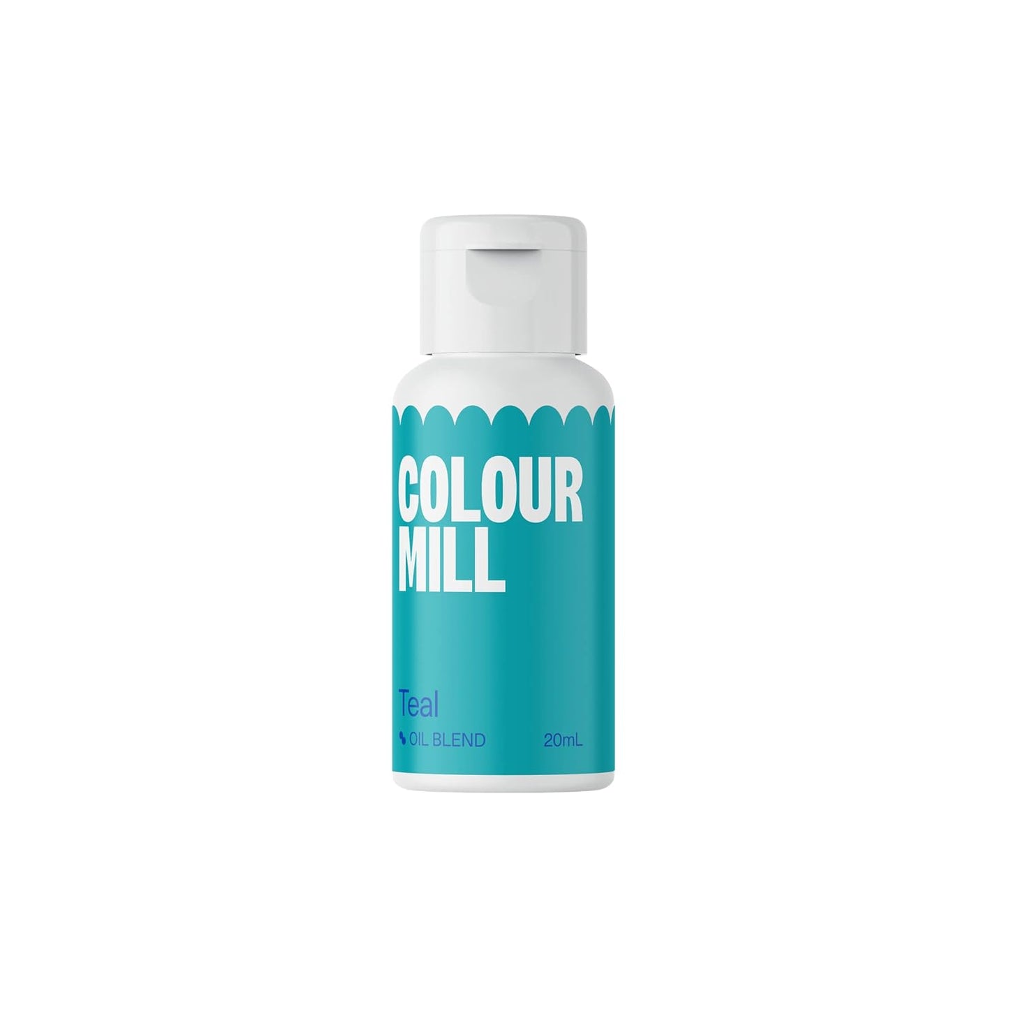 Colour Mill Oil-Based Food Coloring, 20 Milliliters Teal
