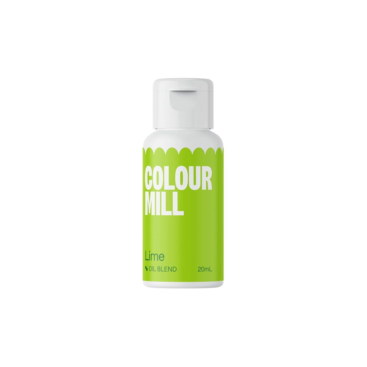 Colour Mill Oil-Based Food Coloring, 20 Milliliters Lime