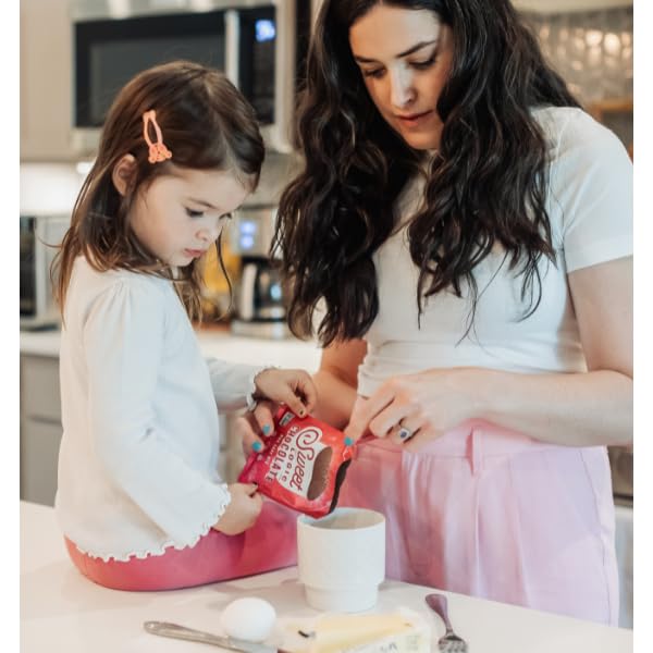 Sweet Logic Keto Dessert Mug Cake Mixes - Triple Chocolate Fudge - Low Sugar - Gluten-Free - Low Carb - Diabetic-Friendly Sweets - Natural Ingredients - High Protein - Delicious Keto Treats (4 Pack)