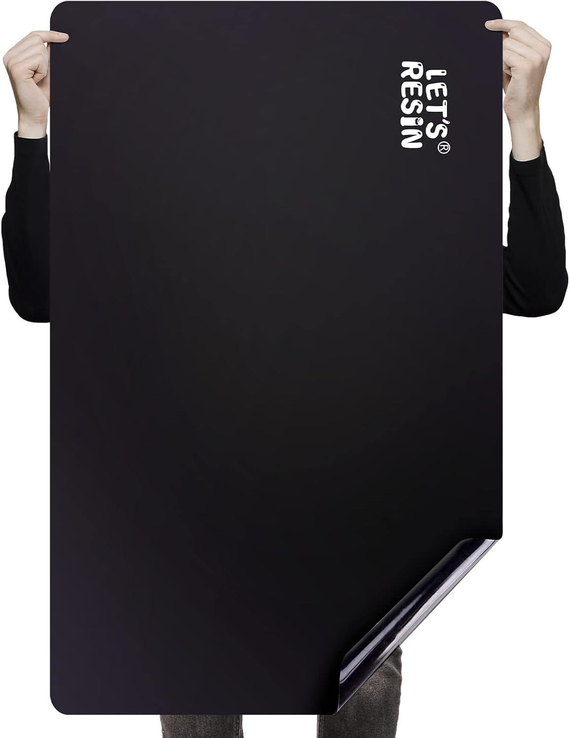 LET'S RESIN Extra Large Silicone Mat for Crafts,36''x24''Nonstick &Nonskid Heat-Resistant Silicone Crafts Mat, Easy Clean&Store Multipurpose Silicone Mat for Resin, DIY Art,Paint, Clay