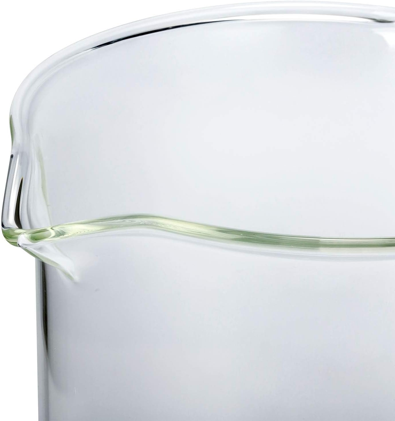 High Borosilicate Glass Measuring Cup-V-Shaped Spout，Glass Measuring Beaker for Kitchen or Restaurant, Easy to Read, 2000 ML (64 Oz, 8Cup)