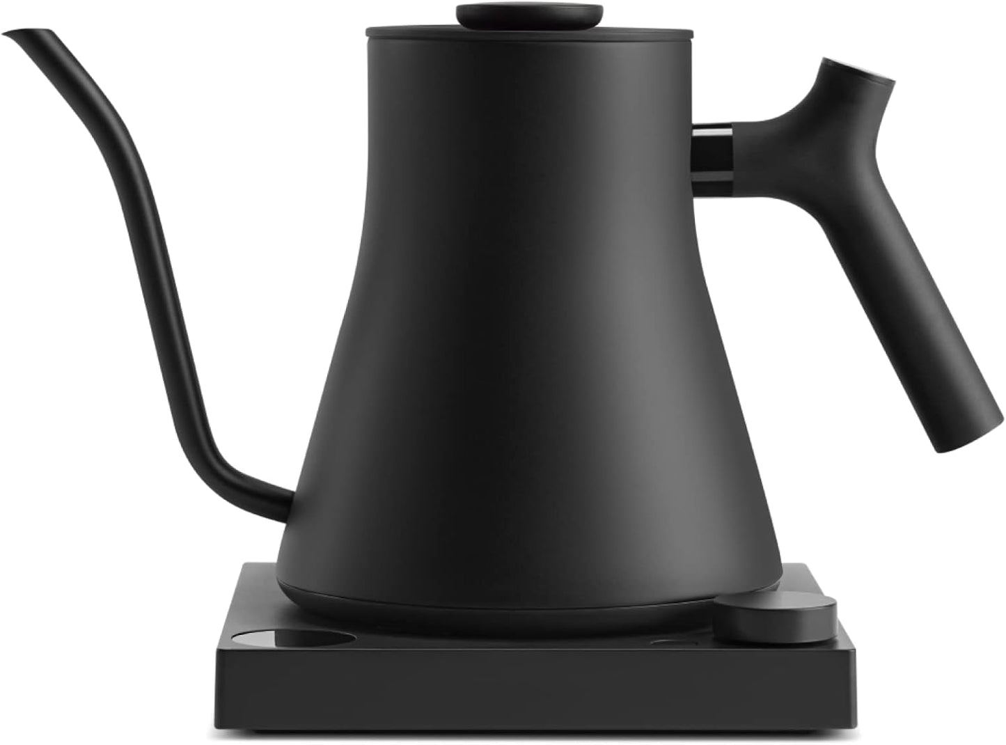Fellow Stagg EKG Pro Electric Gooseneck Kettle - Pour-Over Coffee and Tea, Quick Heating, Precise Temperature Control, Scheduling, Built-in Brew Timer, Matte Black, 0.9 Liter
