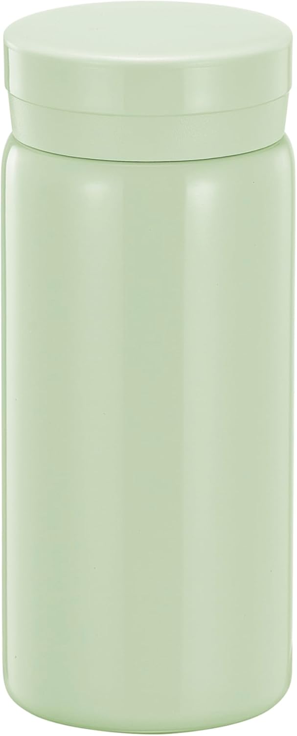 Mini Thermos Cute Water Bottle - 7 oz Tiny Insulated Vacuum 18/10 Stainless Steel Small Flask - Leak Proof & Spill Proof & Keeps Cold and Hot for Drink, Coffee, Tea - Light Green