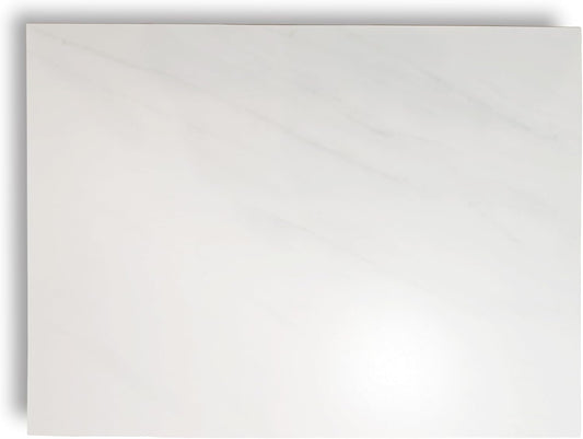 Multi-Purpose Pastry Marble Design Stone Tray Cutting Board Slab 16” x 12” with Non-Slip Feet,Stone Cheese Pastry Board,Marble Serving Tray, Heat Resistant, Easy to Clean (G16, 16 * 12)