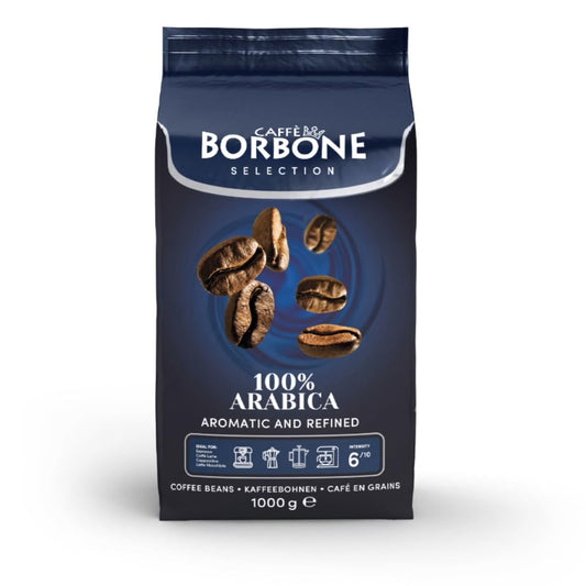 Caffe Borbone Whole Bean Coffee, Medium Roast 100% Arabica Blend, Aromatic and Refined Italian Coffee, 2.2 lb Bag