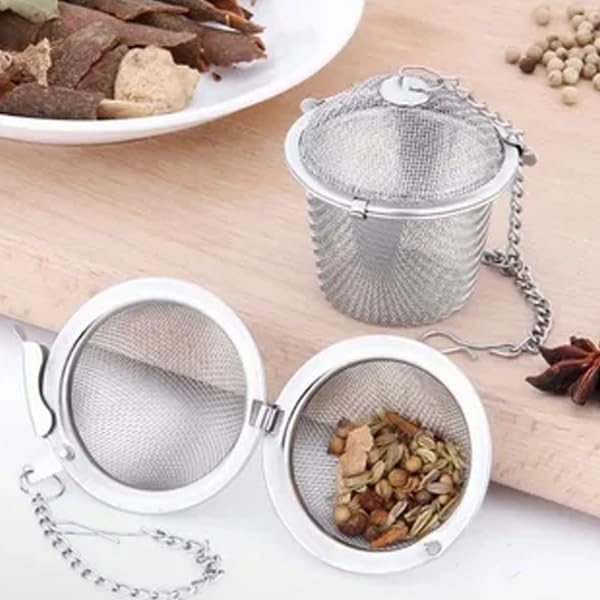 TGL Co. Stainless Steel Tea Infuser | Durable Teapot Green Tea Filter | Perfect for Loose Leaf Tea Brewing (Basket Infuser)